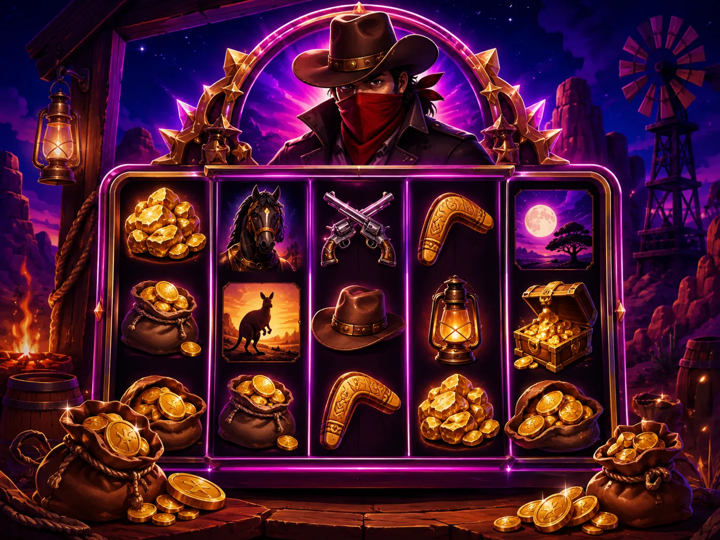 Bushranger Bonanza pokie at Ozzybet Casino